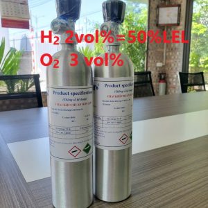 Chai khí H2 Hydro 50 % LEL O2 3 vol %