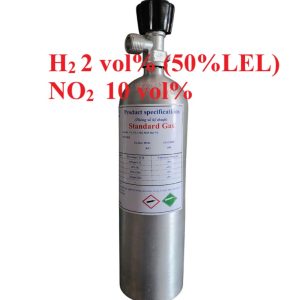 Chai khí H2 Hydro 50 % LEL NO2 10 vol %