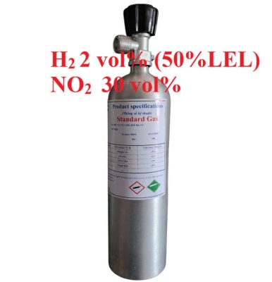 Chai khí H2 Hydro 50 % LEL NO2 30 vol % 8 Chai khí H2 Hydro 50 % LEL NO2 30 vol %
