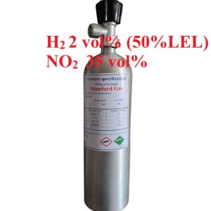 Chai khí H2 Hydro 50 % LEL NO2 35 vol %