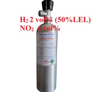 Chai khí H2 Hydro 50 % LEL NO2 4 vol %