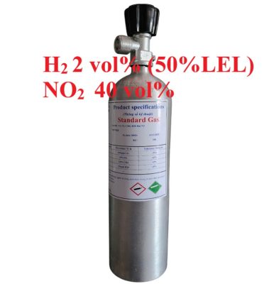 Chai khí H2 Hydro 50 % LEL NO2 40 vol %