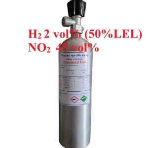 Chai khí H2 Hydro 50 % LEL NO2 45 vol %