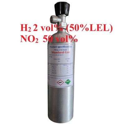 Chai khí H2 Hydro 50 % LEL NO2 50 vol %