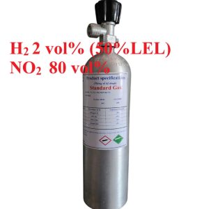Chai khí H2 Hydro 50 % LEL NO2 80 vol %