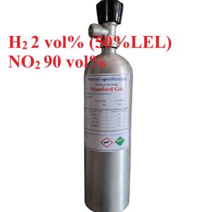 Chai khí H2 Hydro 50 % LEL NO2 90 vol %