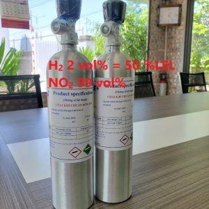 Chai khí H2 Hydro 50 % LEL NO2 99 vol %