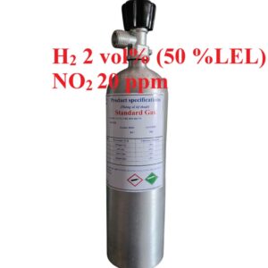 Chai khí H2 Hydro 50 % LEL NO2 20 ppm