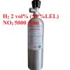 Chai khí H2 Hydro 50 % LEL NO2 5000 ppm