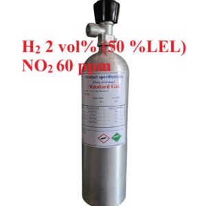 Chai khí H2 Hydro 50 % LEL NO2 60 ppm