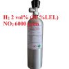 Chai khí H2 Hydro 50 % LEL NO2 6000 ppm