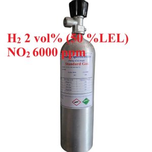 Chai khí H2 Hydro 50 % LEL NO2 6000 ppm