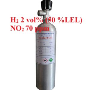 Chai khí H2 Hydro 50 % LEL NO2 70 ppm