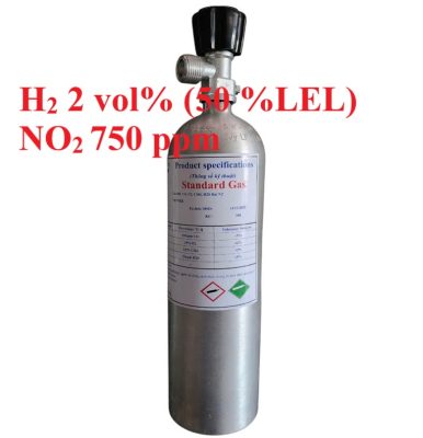 Chai khí H2 Hydro 50 % LEL NO2 750 ppm
