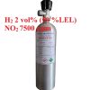 Chai khí H2 Hydro 50 % LEL NO2 7500 ppm
