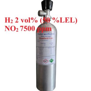 Chai khí H2 Hydro 50 % LEL NO2 7500 ppm