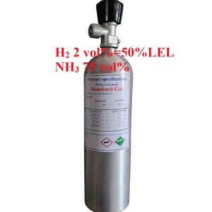Chai khí H2 Hydro 50 % LEL NH3 75 vol %