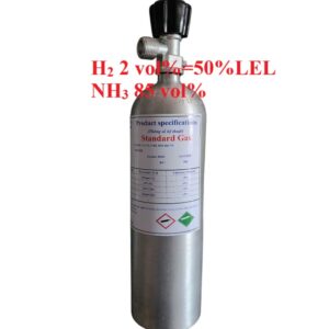 Chai khí H2 Hydro 50 % LEL NH3 85 vol %
